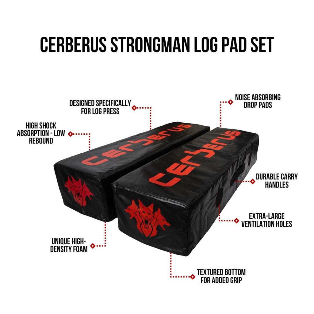 CERBERUS Strength Log Drop Pads – High-Density Foam Crash Pad Set