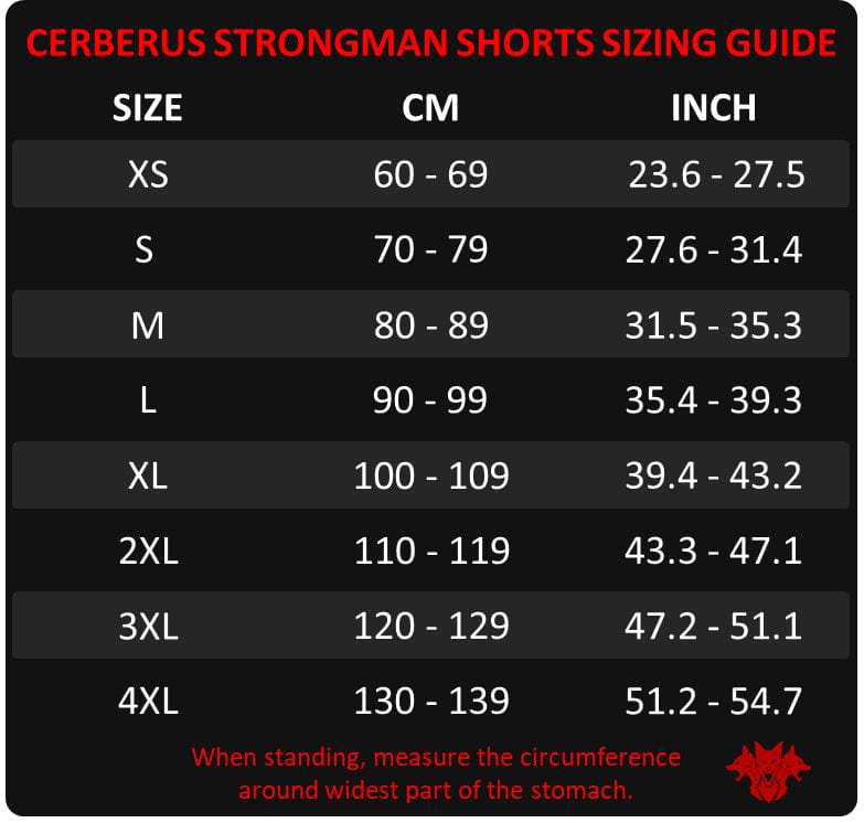 CERBERUS Strength Strongman Shorts – 2.5mm Neoprene Compression
