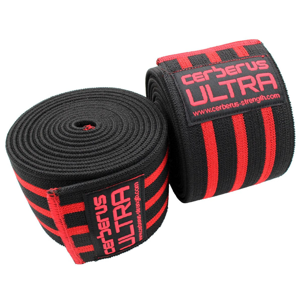 CERBERUS Strength ULTRA Knee Wraps – Stiff Support for Powerlifting