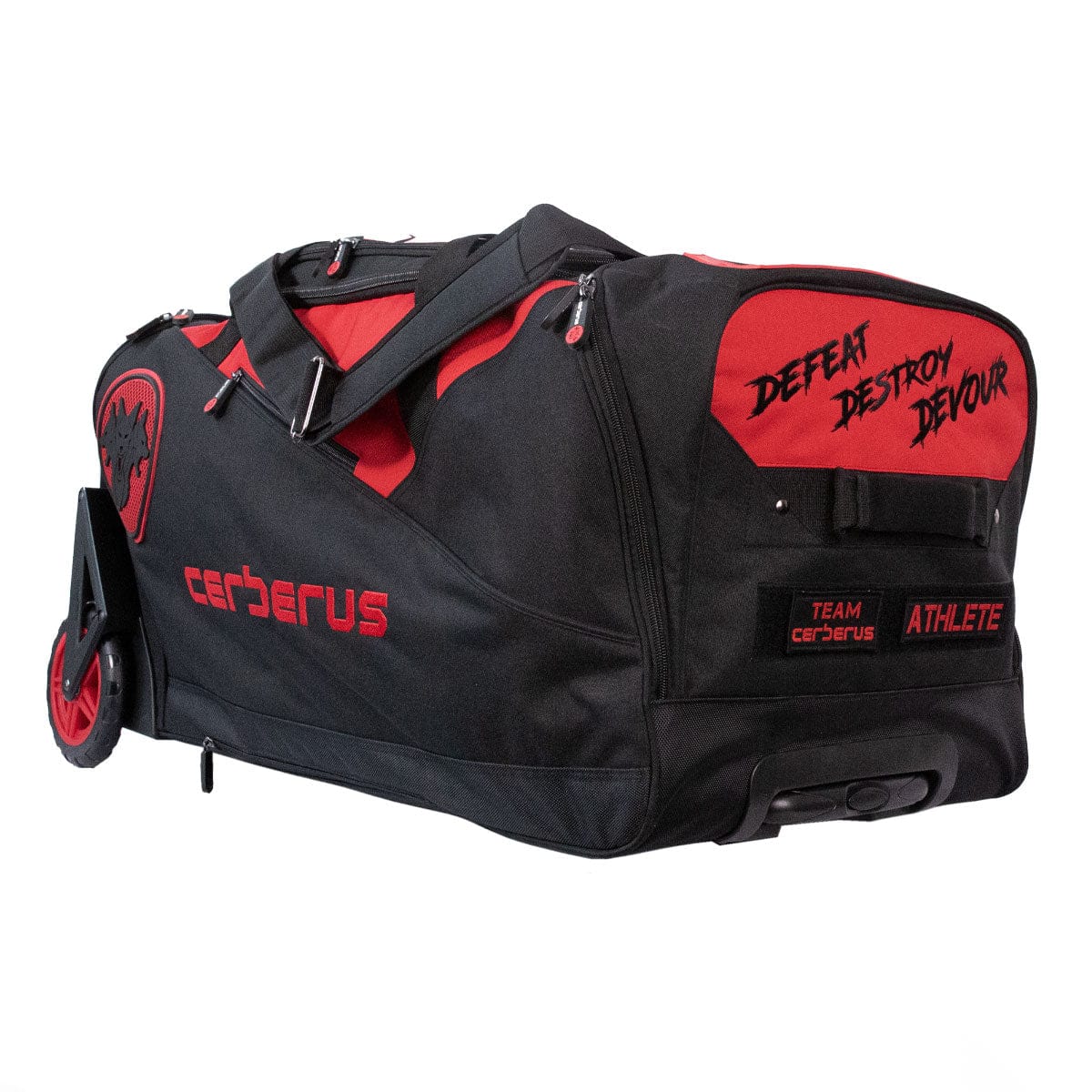 CERBERUS Wheeled Strongman Kit Bag | 150L Large Capacity Gym Holdall