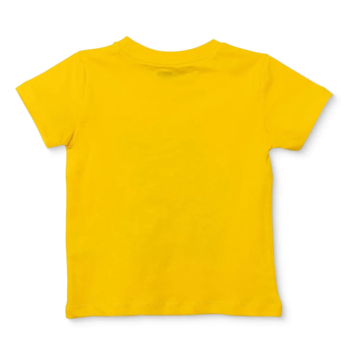 HelloBaby Boys T-shirt Animal Print Crew Neck Short Sleeve - Yellow