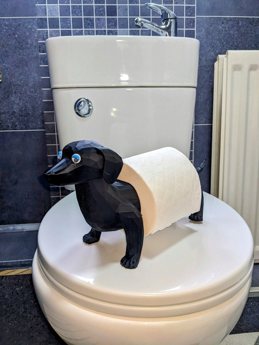 Chaddyverse Dachshund Paper Towel & Toilet Roll Holder – 3D Printed