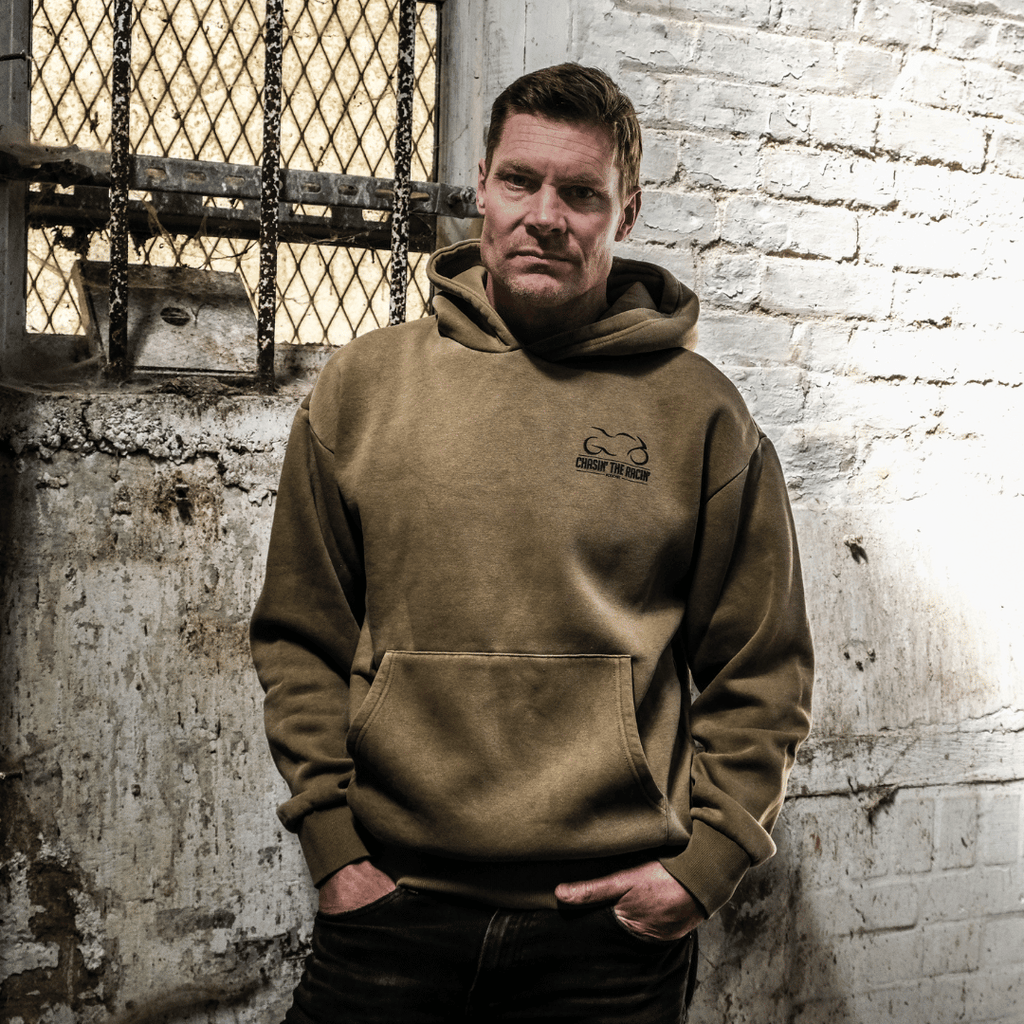 Uggly & Co x Chasin the Racin Heavyweight Fleece Hoodie – Mocha Brown