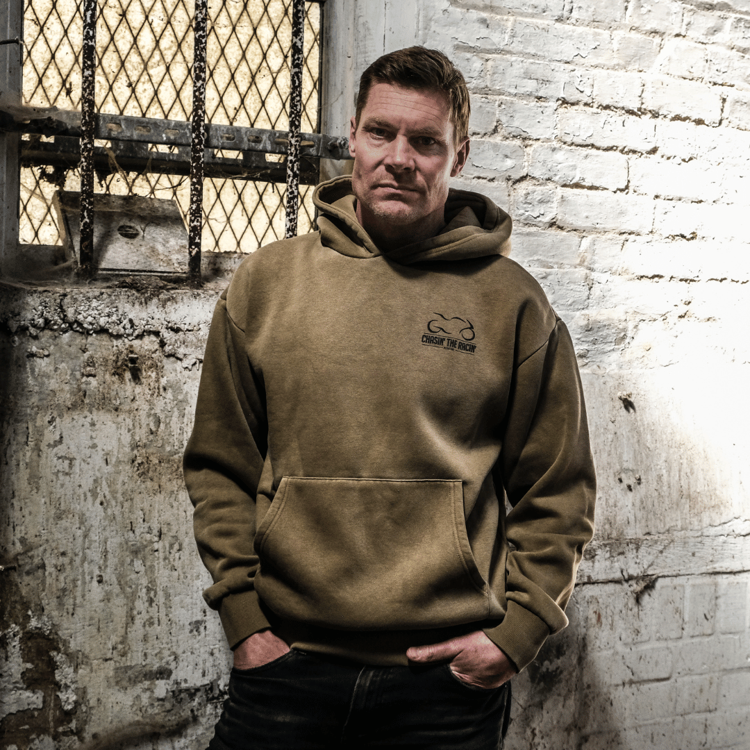 Uggly & Co x Chasin the Racin Heavyweight Fleece Hoodie – Mocha Brown