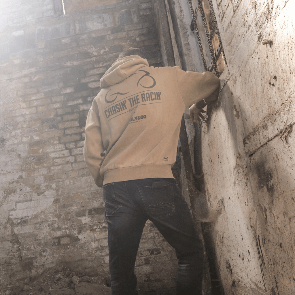 Uggly & Co x Chasin the Racin Heavyweight Fleece Hoodie – Mocha Brown