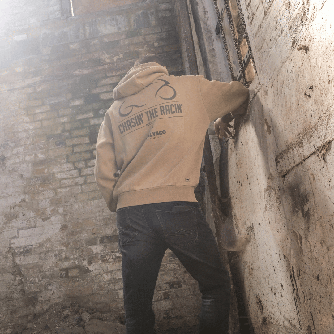 Uggly & Co x Chasin the Racin Heavyweight Fleece Hoodie – Mocha Brown