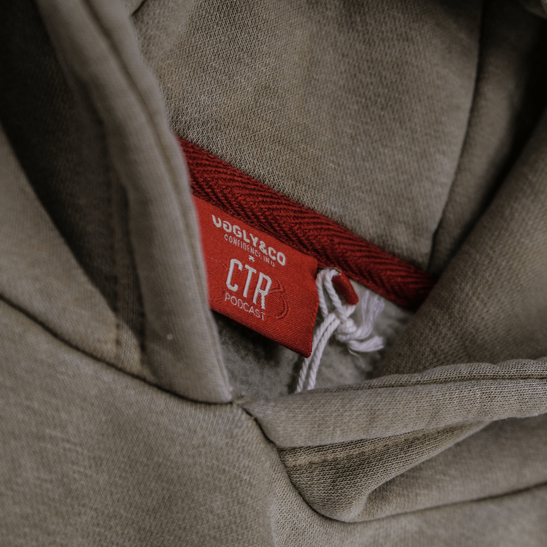 Uggly & Co x Chasin the Racin Heavyweight Fleece Hoodie – Mocha Brown
