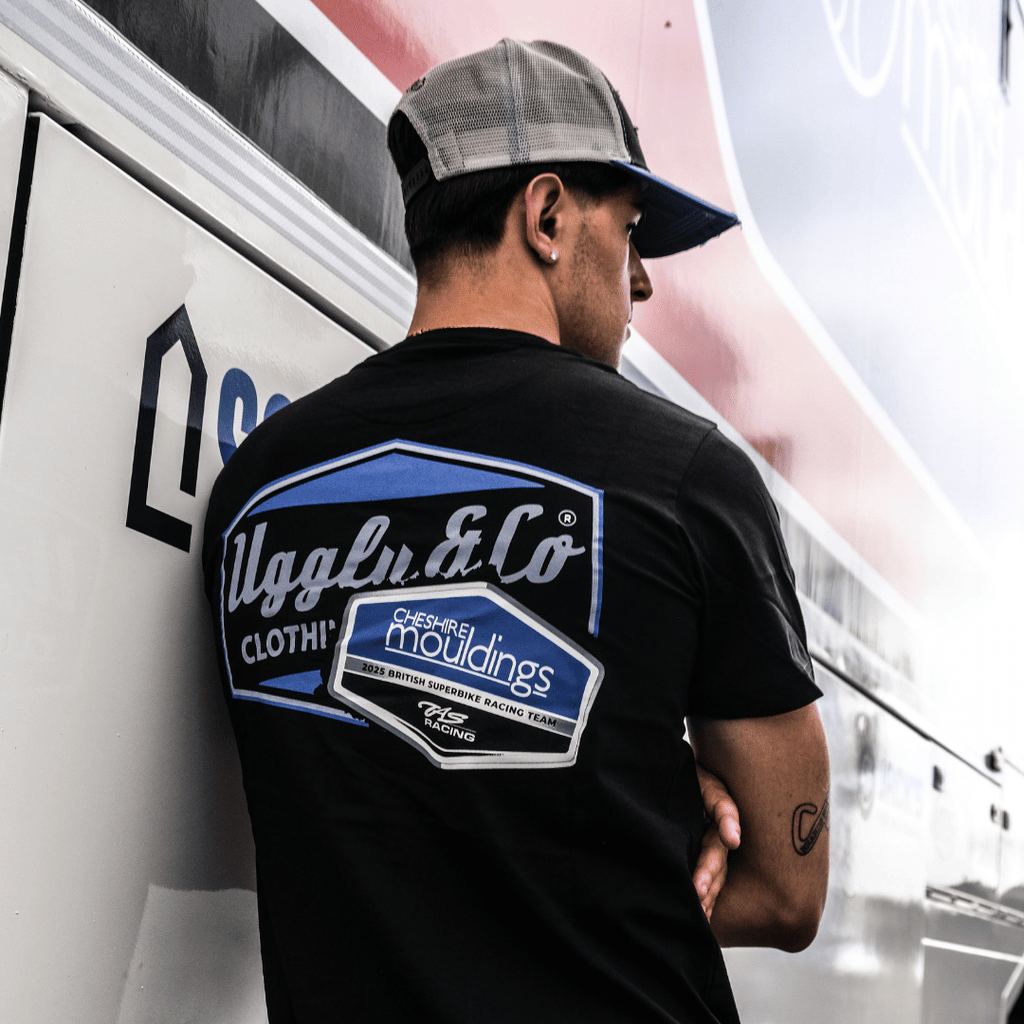 Uggly&Co x TAS Racing Cheshire Mouldings Heavyweight Cotton Tee