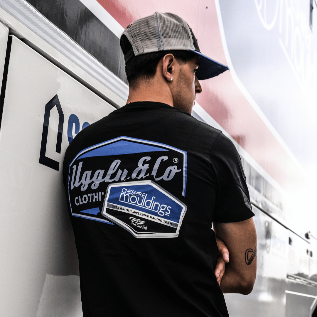 Uggly&Co x TAS Racing Cheshire Mouldings Heavyweight Cotton Tee