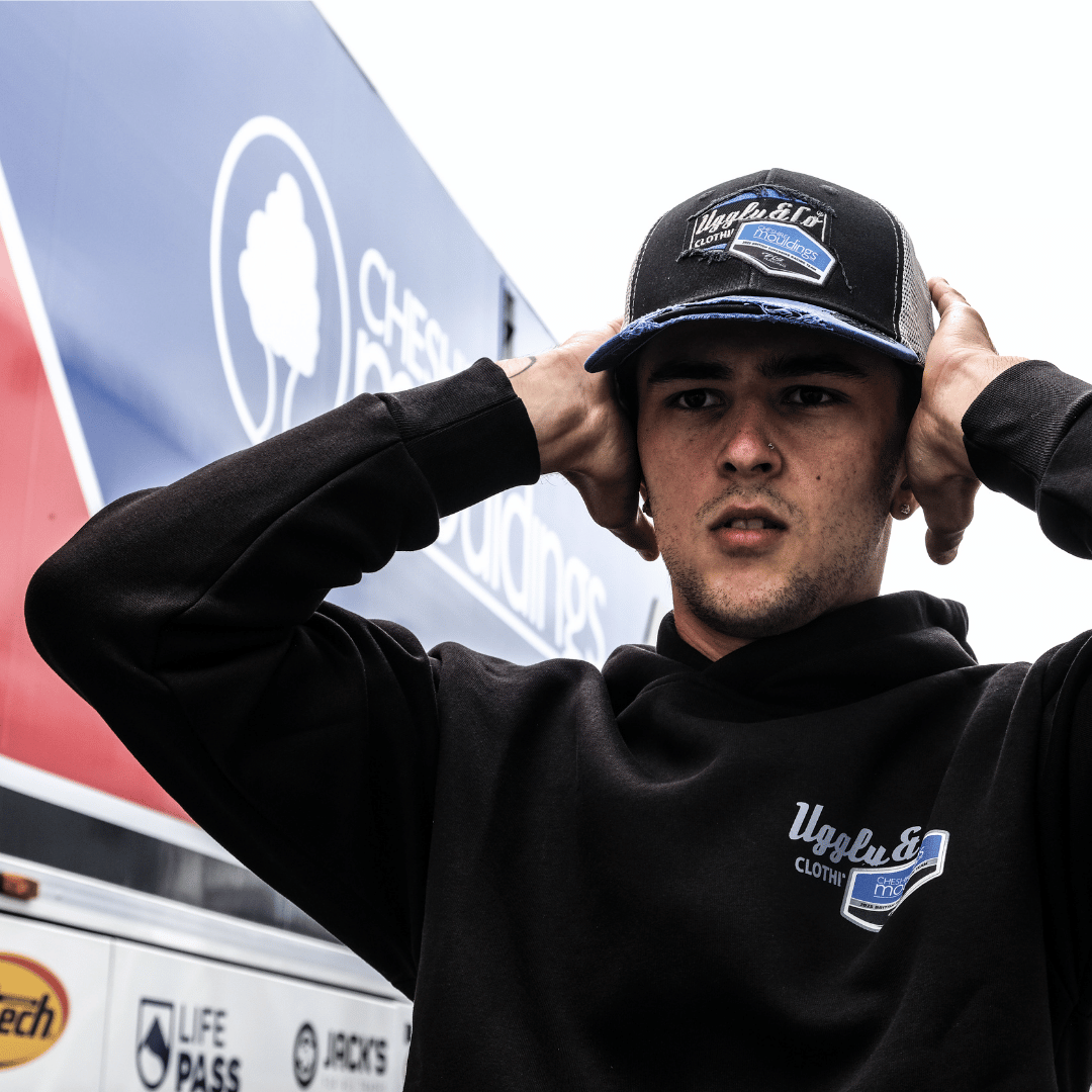 TAS Racing x Cheshire Mouldings Heavyweight Hoodie | Uggly & Co