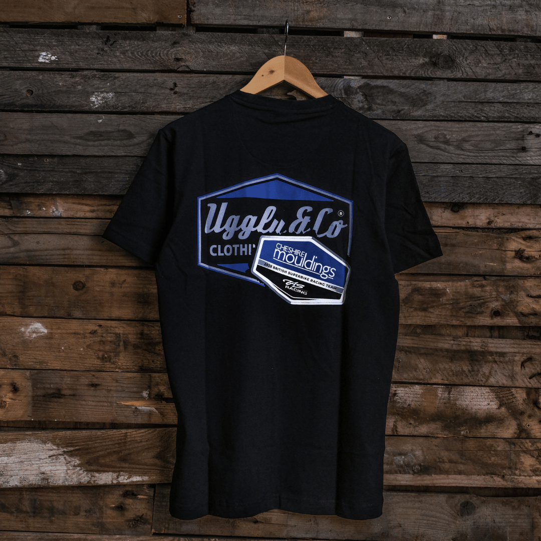 Uggly&Co x TAS Racing Cheshire Mouldings Heavyweight Cotton Tee