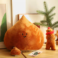 LuLuFun Studio Chestnut Plush Pillow – Soft Kawaii Food Decor Toy