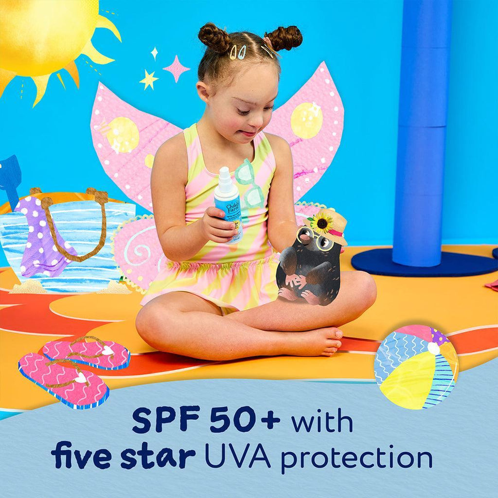 Childs Farm SPF50+ Sunscreen Spray for Kids – Water Resistant 100ml