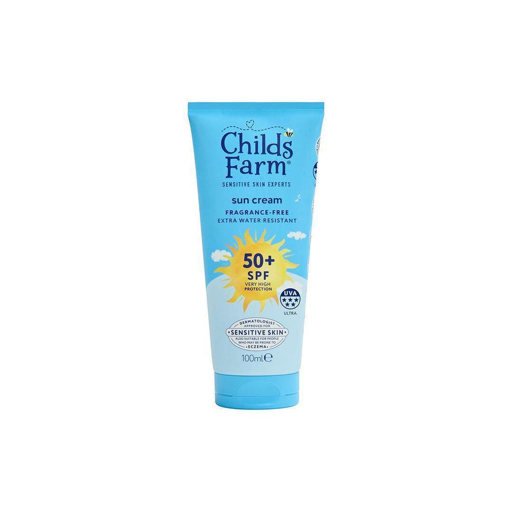 Childs Farm SPF50+ Sun Cream for Sensitive Skin - 100ml Sunscreen