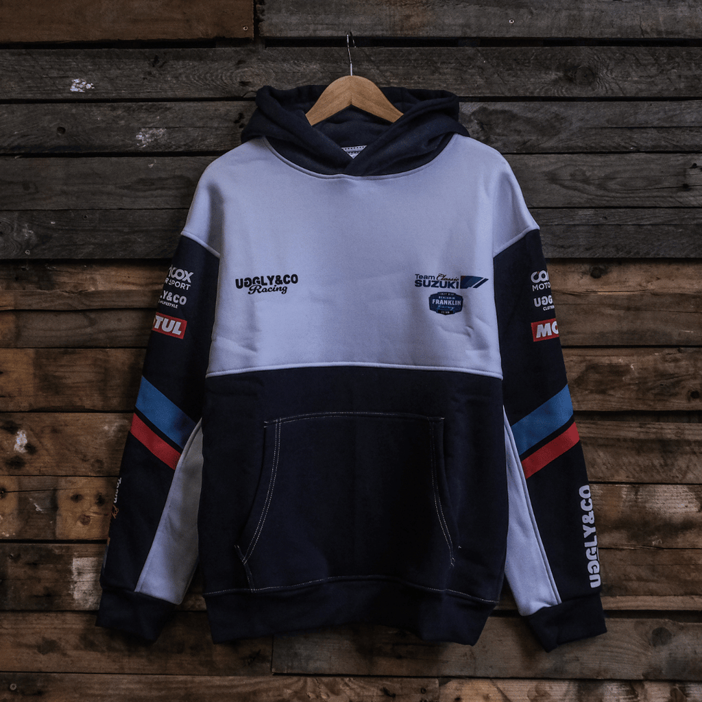 Uggly & Co Team Classic Suzuki Hoodie – 2025 Official Racing Merchandise