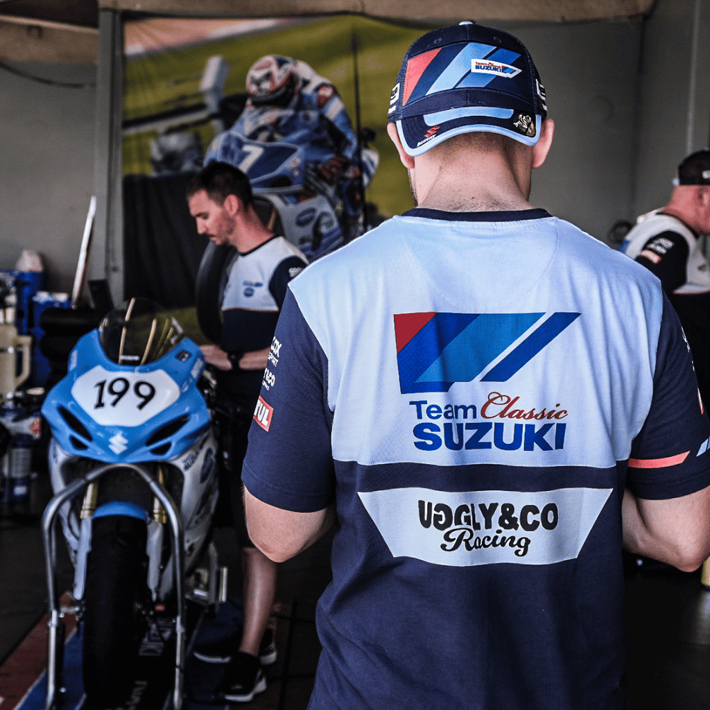 Uggly & Co Team Classic Suzuki Trucker Hat – Racing Mesh Cap