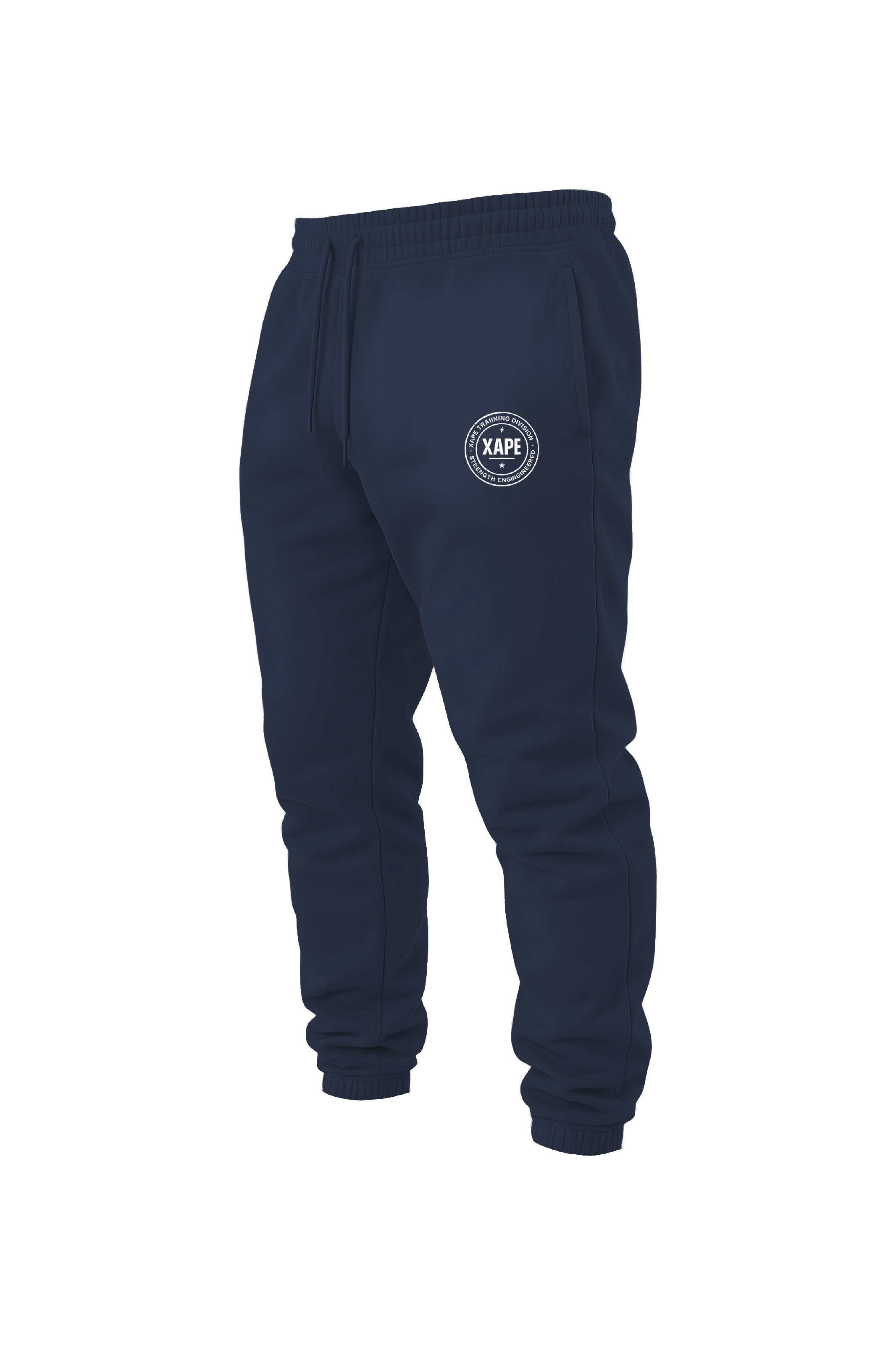 XAPE Classic Badge Logo V2 Joggers - Navy