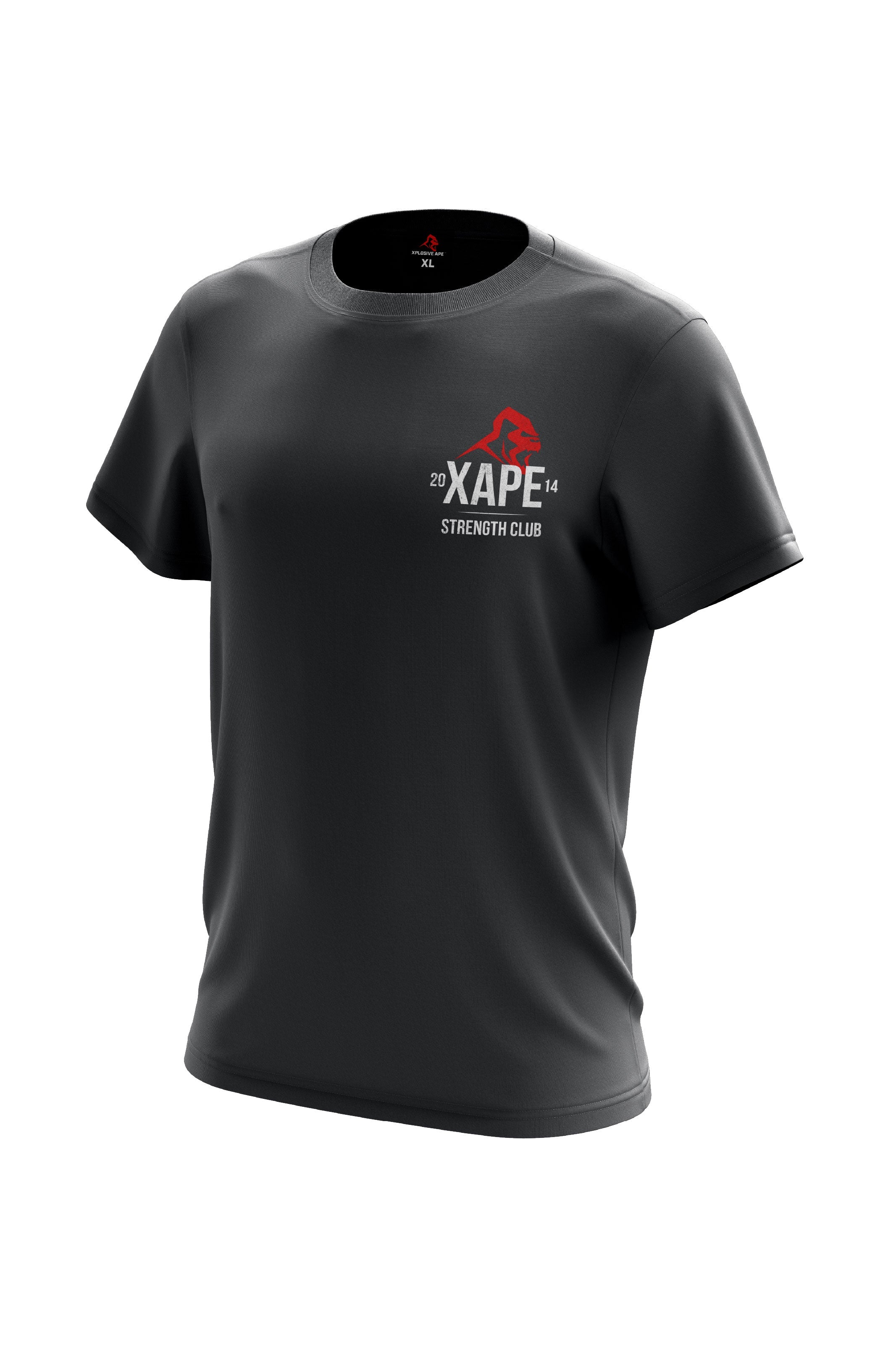 XAPE Classic Strength Club Tee - Charcoal