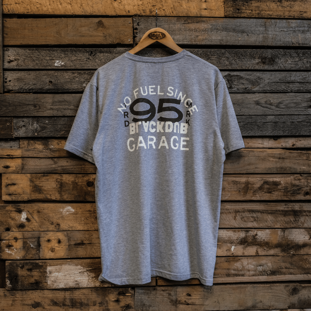 Uggly and Co No Fuel Since '95 Graphic Tee – Grey Cotton T-Shirt