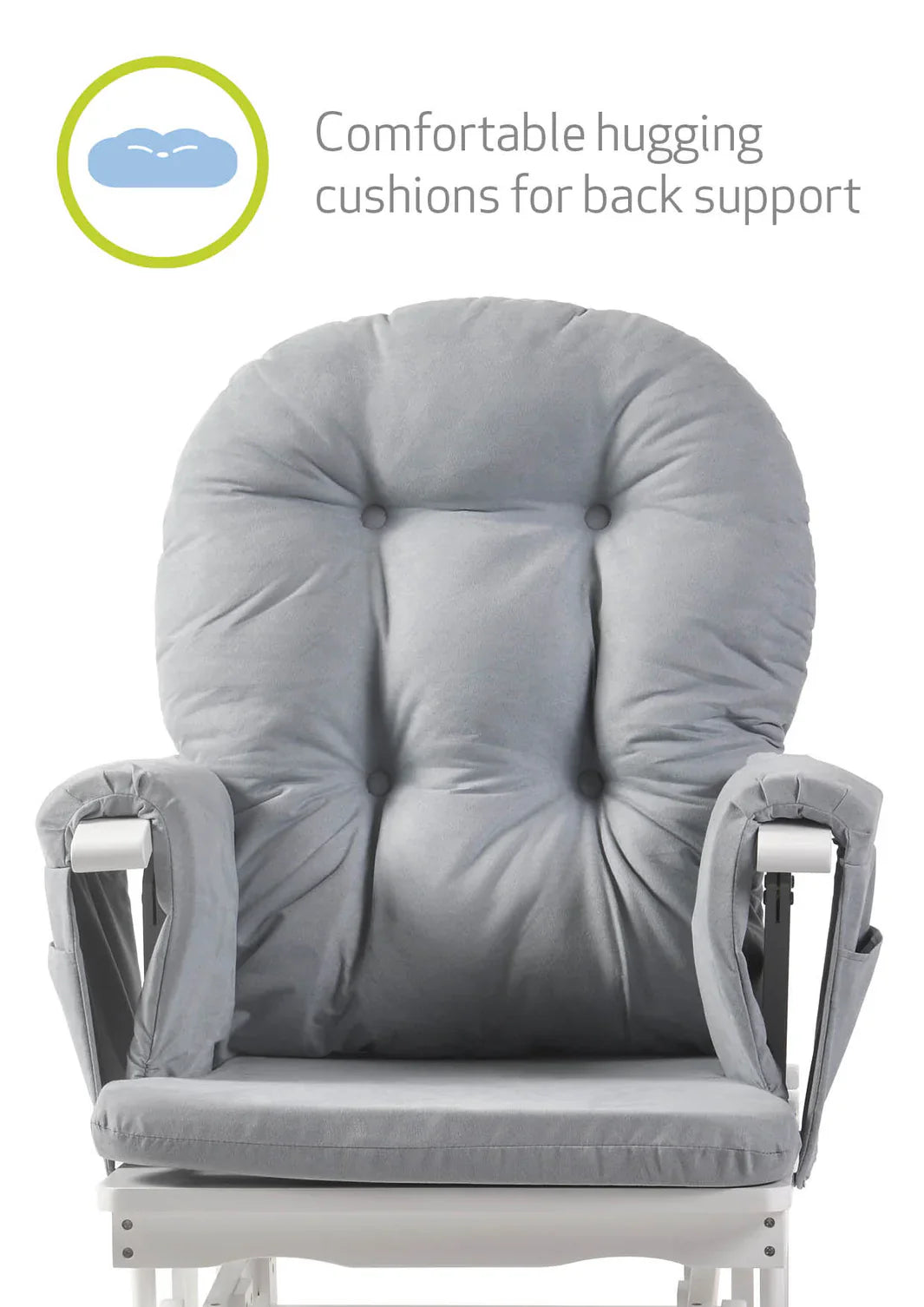 Haywood Reclining Nursing Chair and Footstool