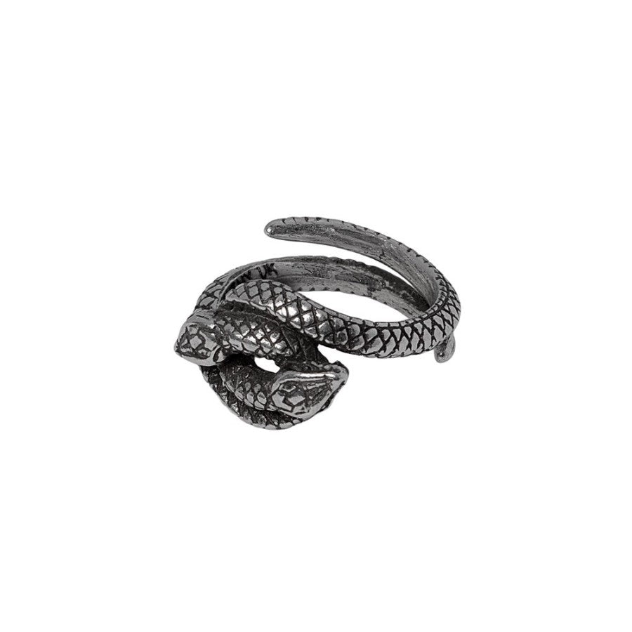 Alchemy Gothic Consprimus Snake Ring | Fine English Pewter Jewelry
