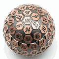 Copper Oracle | Solid Metal Dice | 45MM D100
