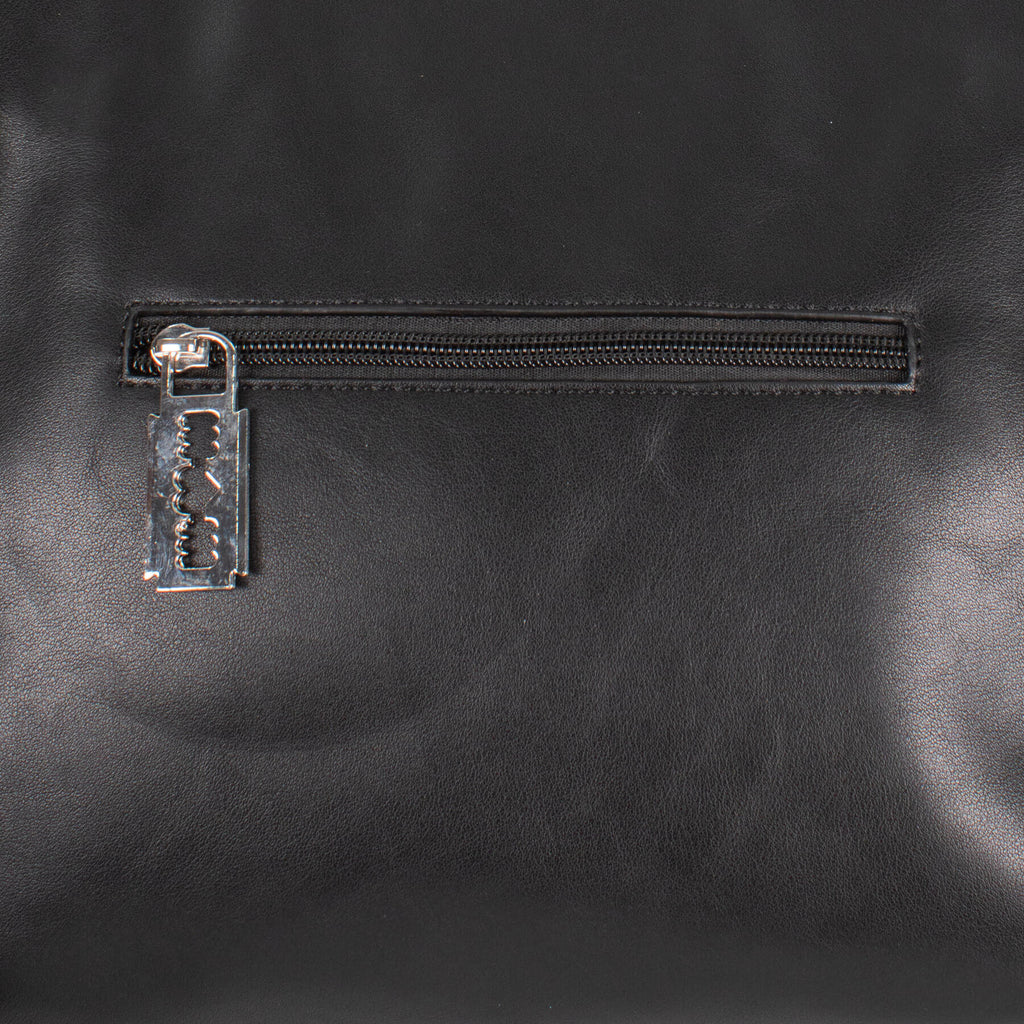 Poizen Industries Covenwing Gothic Bat Wing Bag - Black Polyurethane