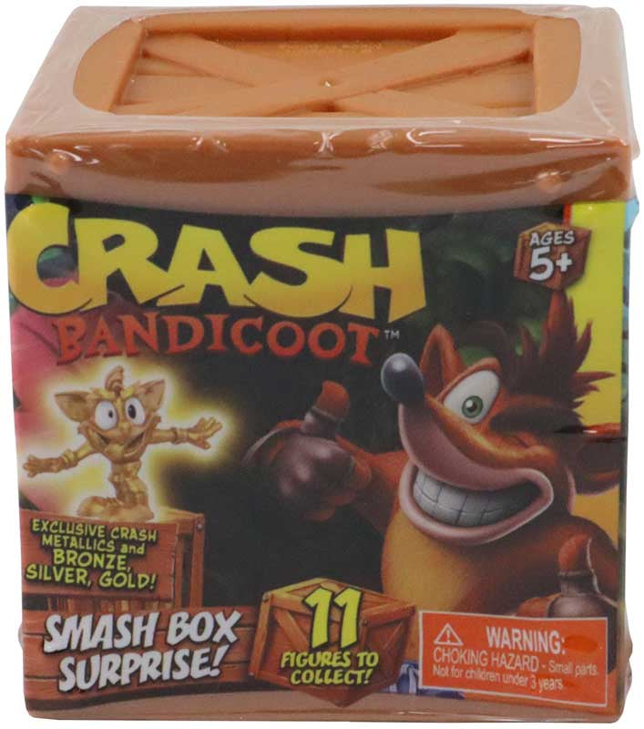 Snaps Crash Bandicoot Smash Box Surprise Figure – Mystery Blind Box