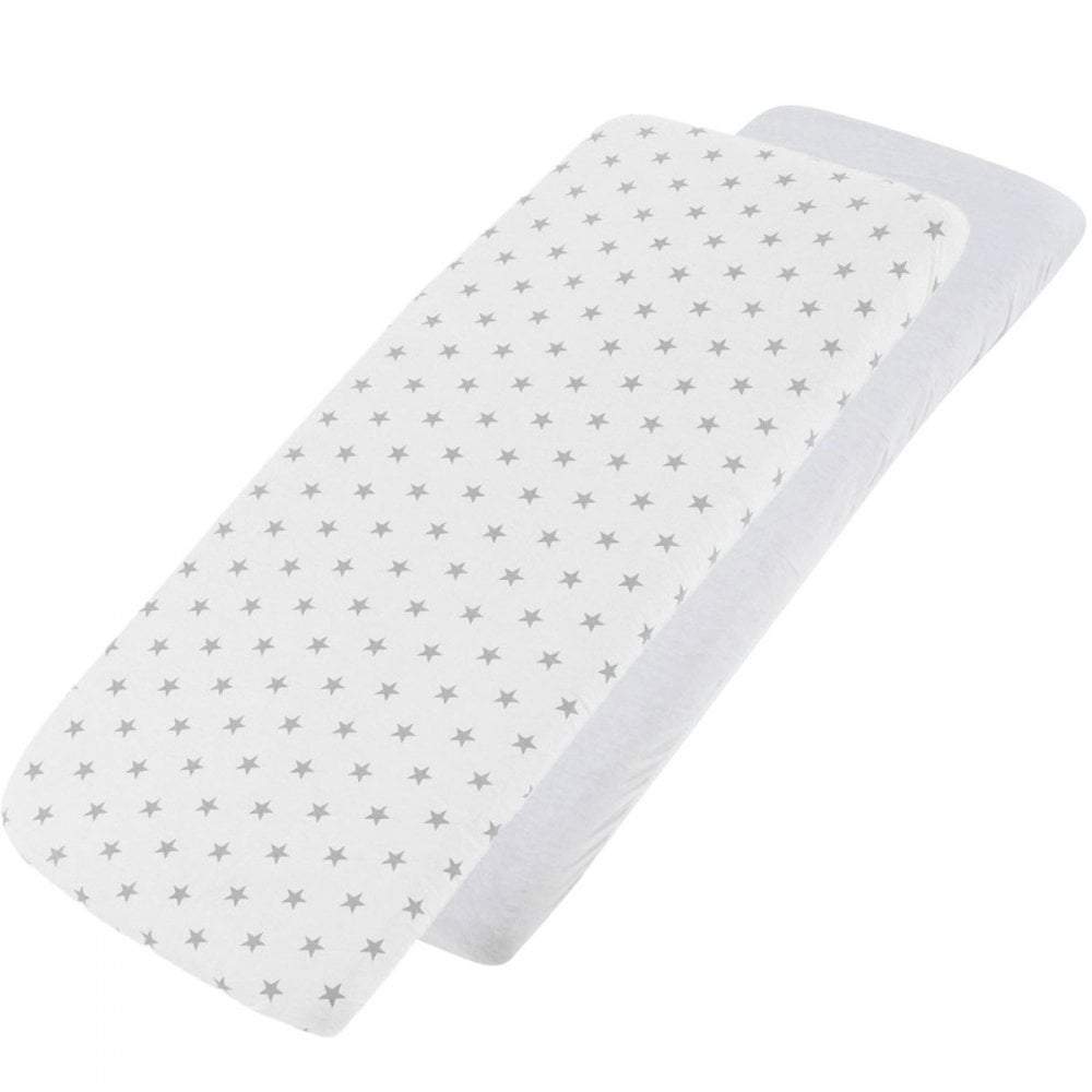 For Your Little One Crib Fitted Sheets – 100% Cotton Jersey – Pack of 2