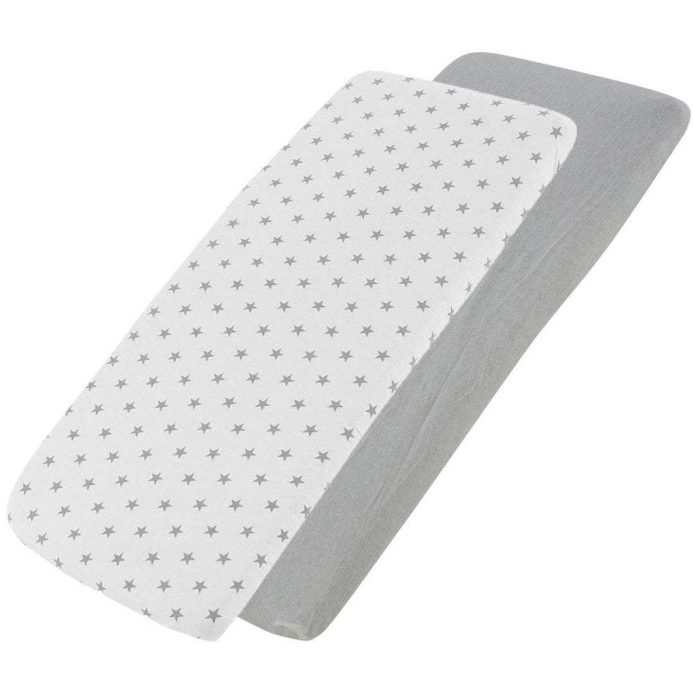 For Your Little One Crib Fitted Sheets – 100% Cotton Jersey – Pack of 2