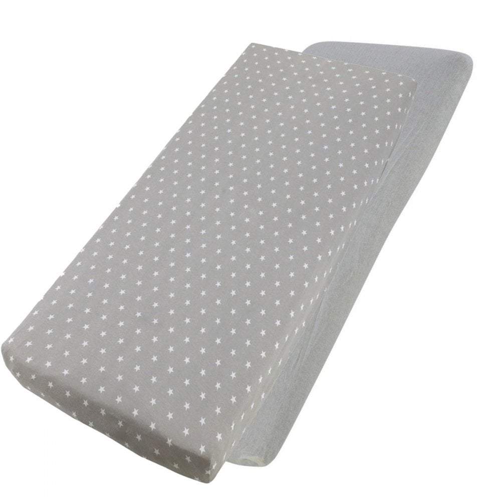 For Your Little One Crib Fitted Sheets – 100% Cotton Jersey – Pack of 2