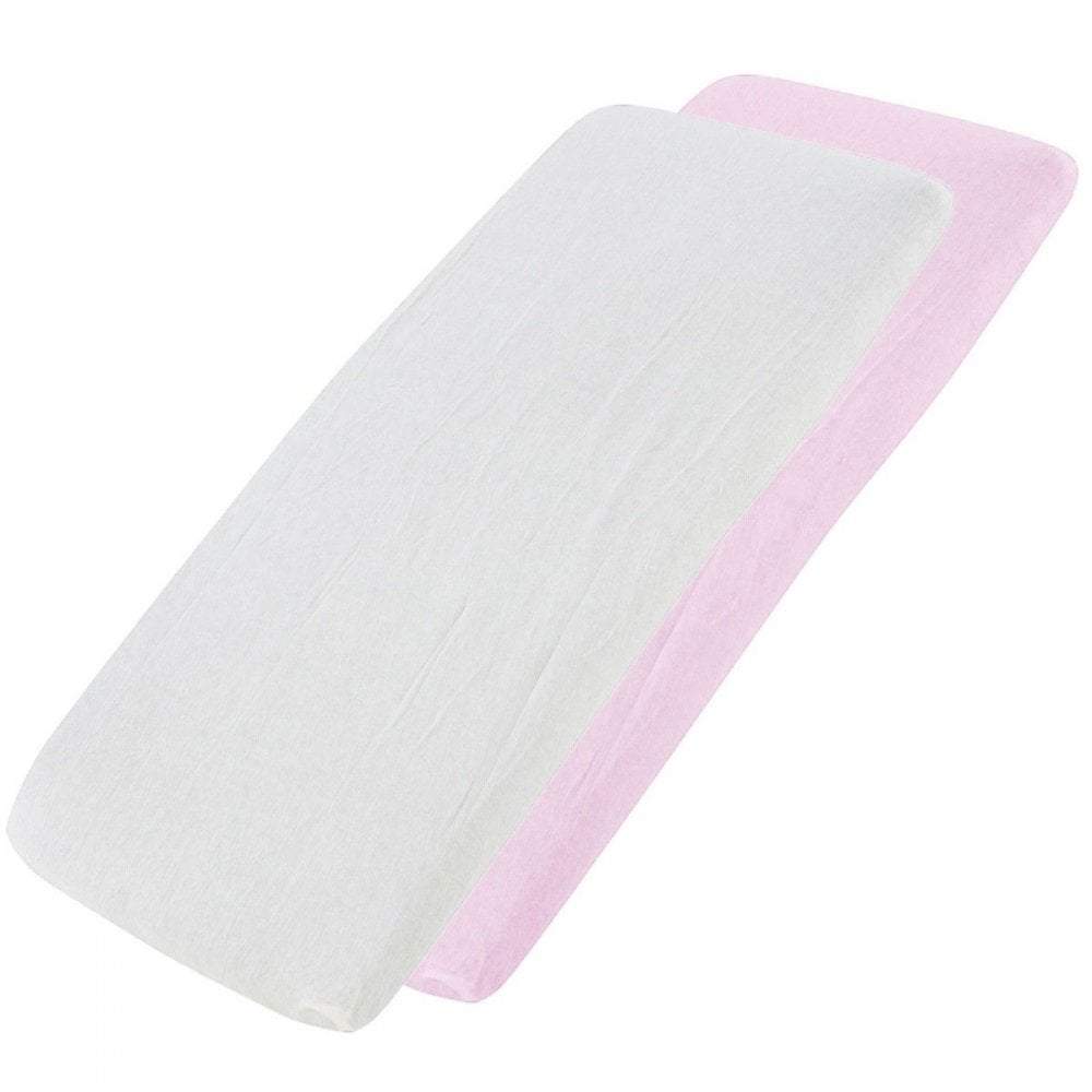 For Your Little One Crib Fitted Sheets – 100% Cotton Jersey – Pack of 2