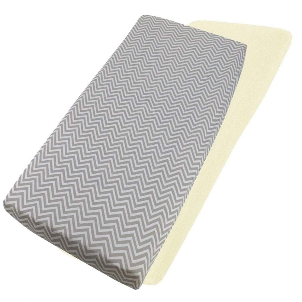 For Your Little One Crib Fitted Sheets – 100% Cotton Jersey – Pack of 2