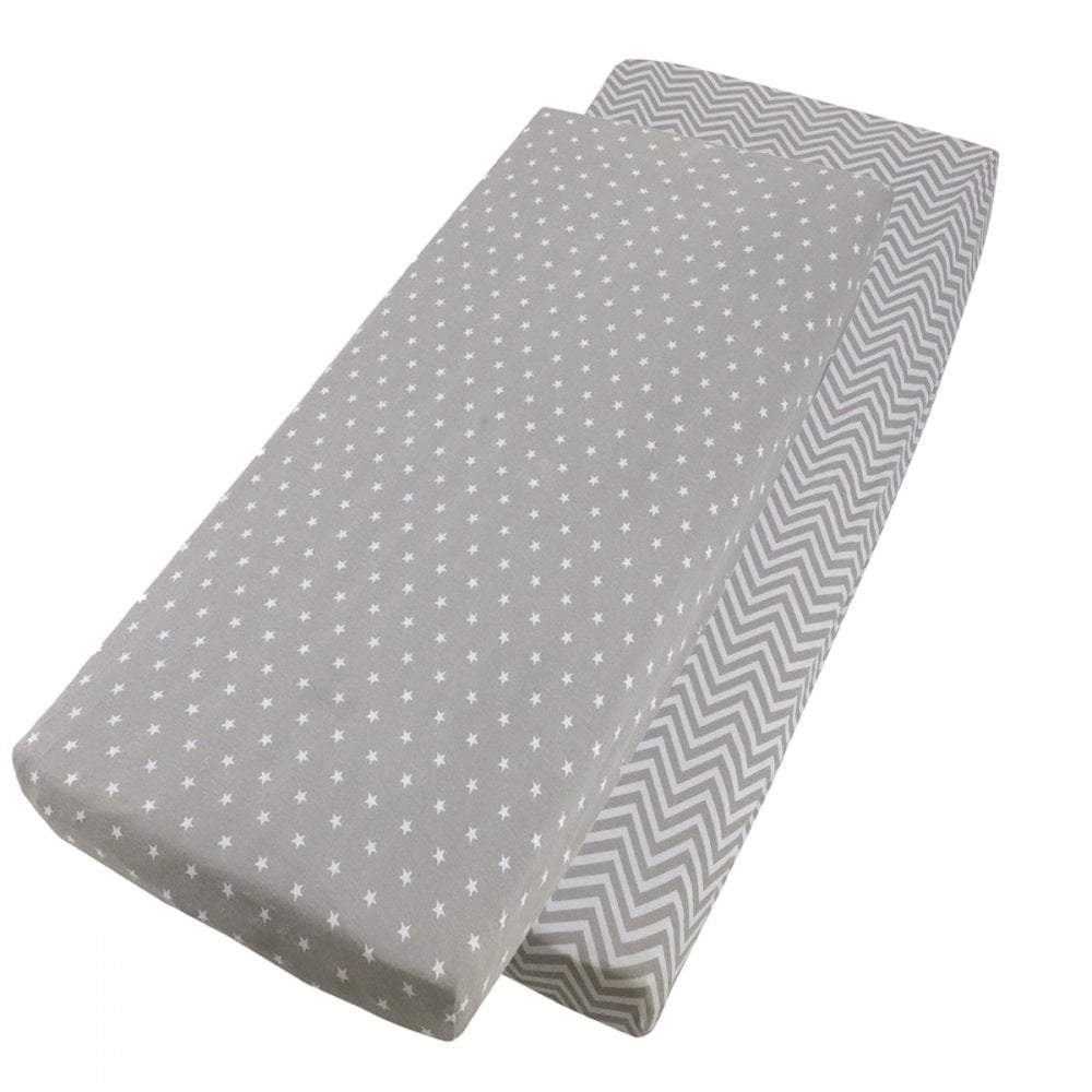 For Your Little One Crib Fitted Sheets | 100% Cotton Jersey | 4-Pack