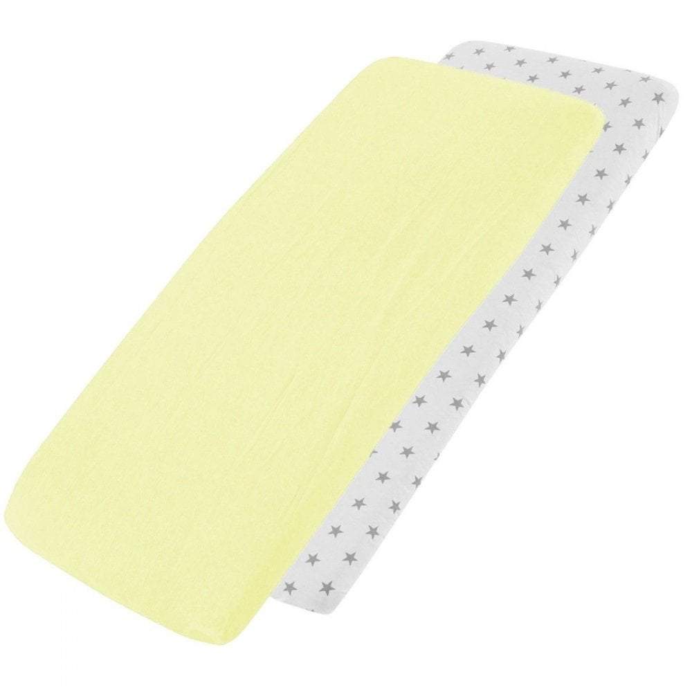 For Your Little One Crib Fitted Sheets | 100% Cotton Jersey | 4-Pack
