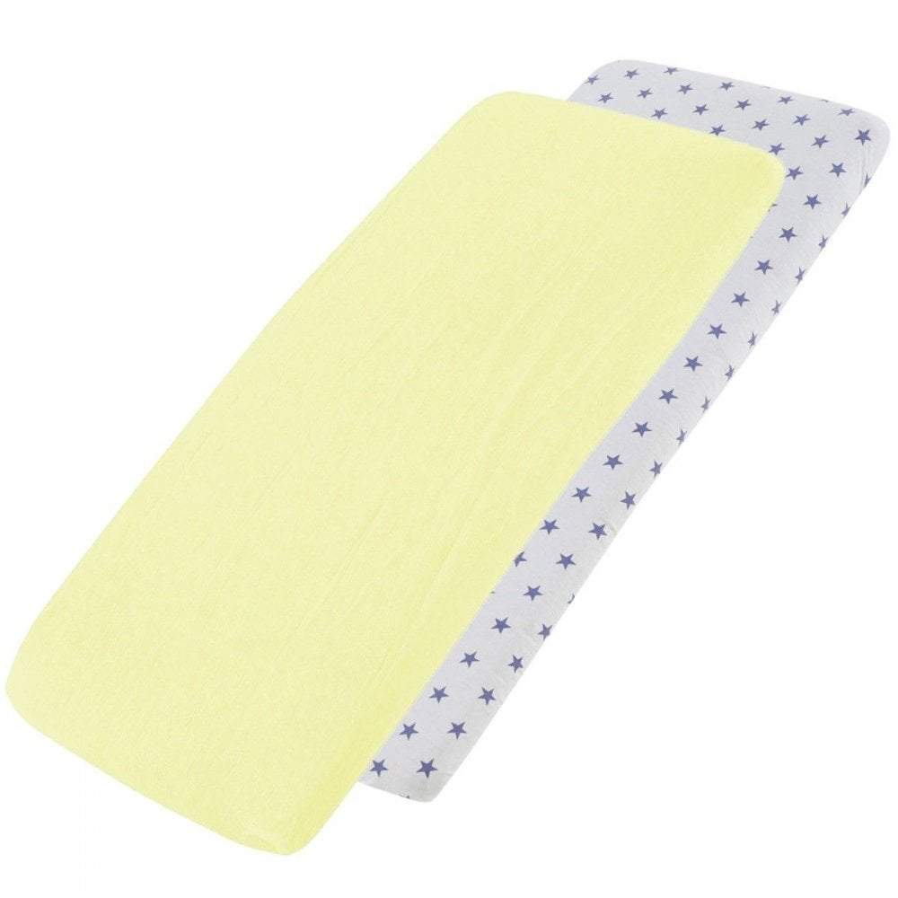 For Your Little One Crib Fitted Sheets | 100% Cotton Jersey | 4-Pack