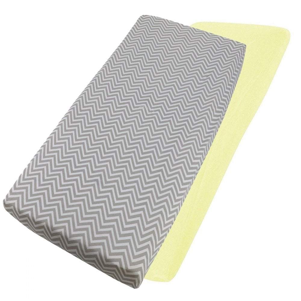 For Your Little One Crib Fitted Sheets | 100% Cotton Jersey | 4-Pack