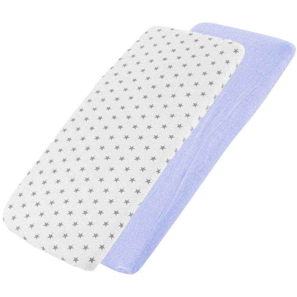 For Your Little One Crib Fitted Sheets | 100% Cotton Jersey | 4-Pack