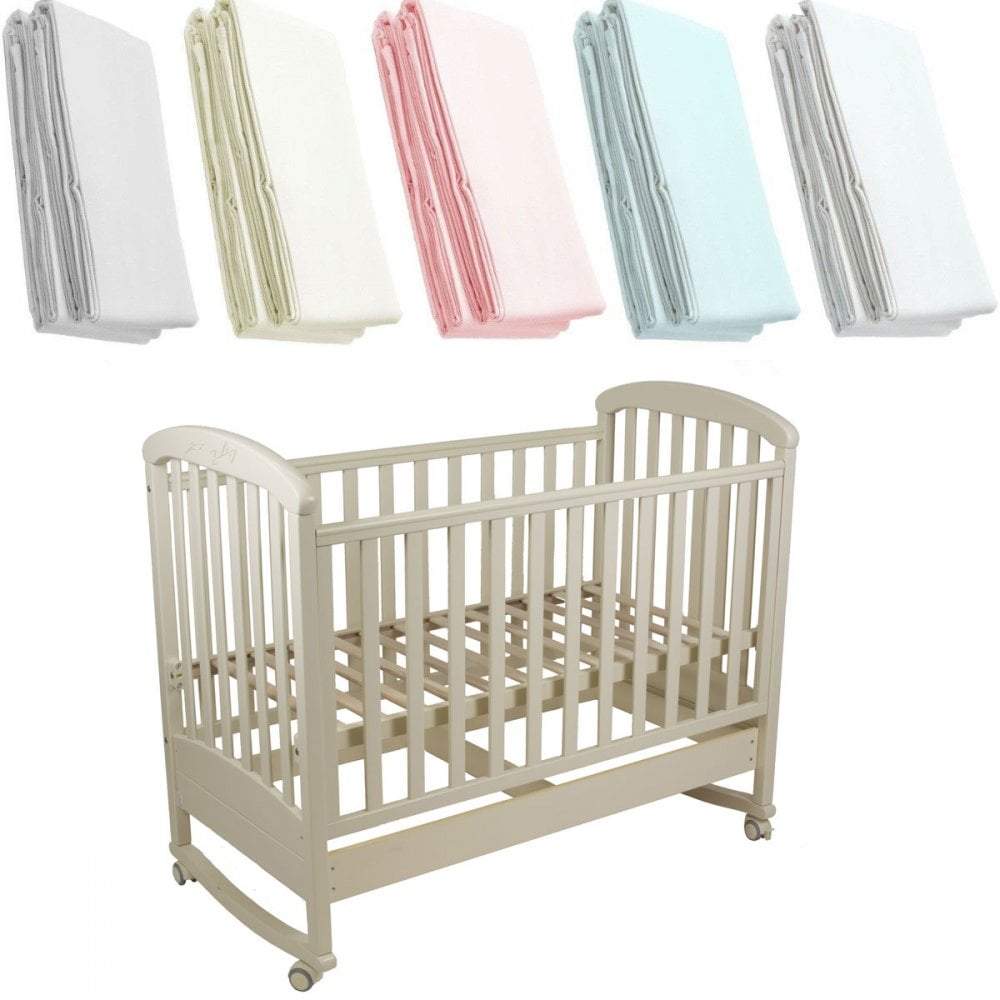 For Your Little One Crib Fitted Sheets | 100% Cotton Jersey | 4-Pack