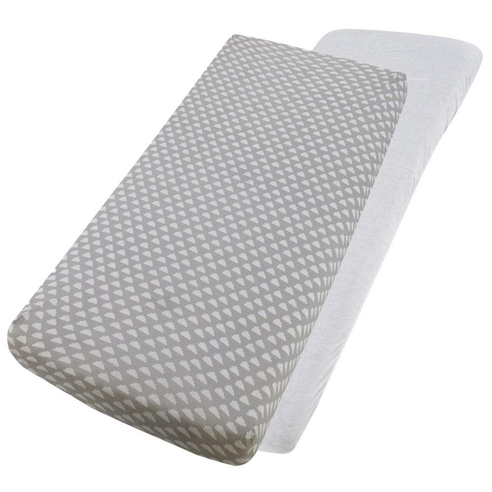 For Your Little One Crib Fitted Sheets | 100% Cotton Jersey | 4-Pack