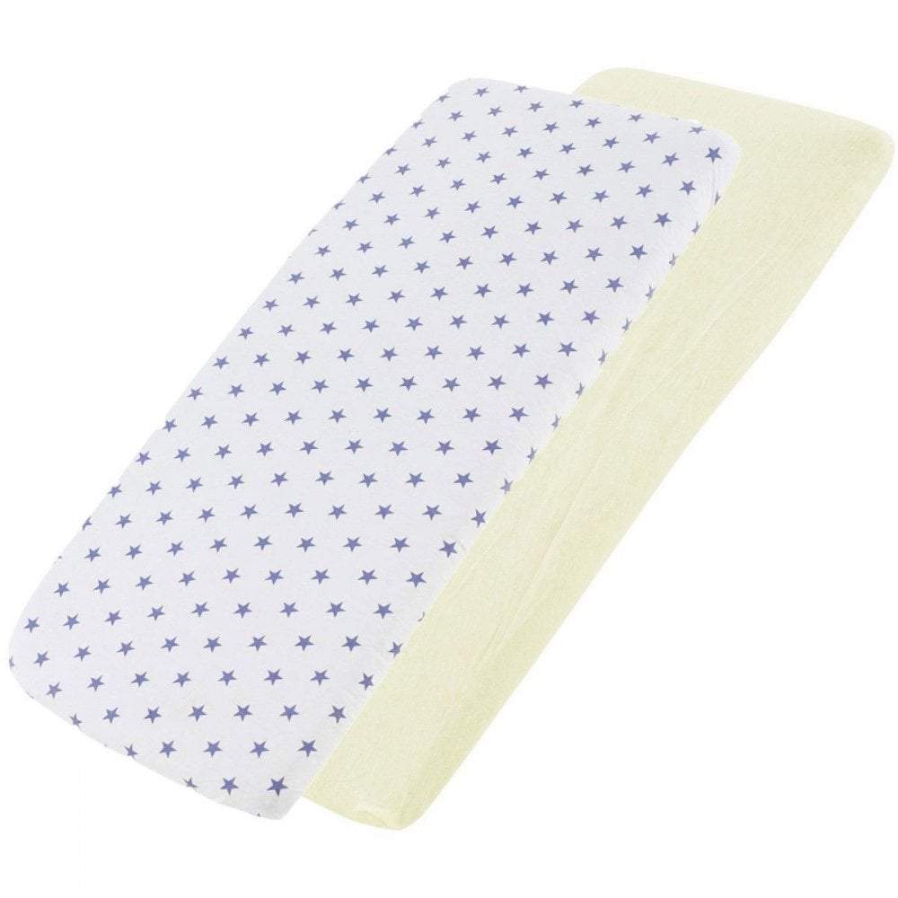 For Your Little One Crib Fitted Sheets | 100% Cotton Jersey | 4-Pack