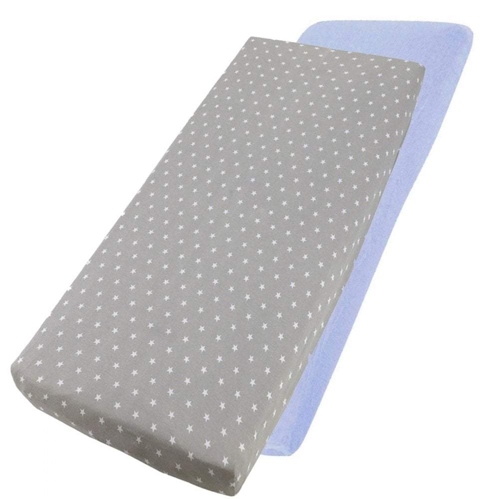 For Your Little One Crib Fitted Sheets | 100% Cotton Jersey | 4-Pack