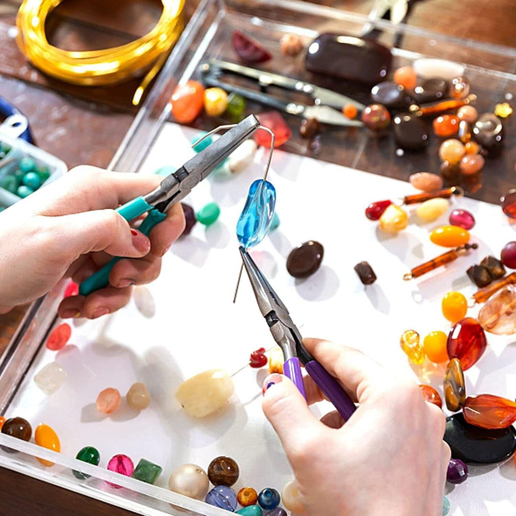 Massive Discounts Gemstone Crystal Chips Jewelry Making Kit with Tools