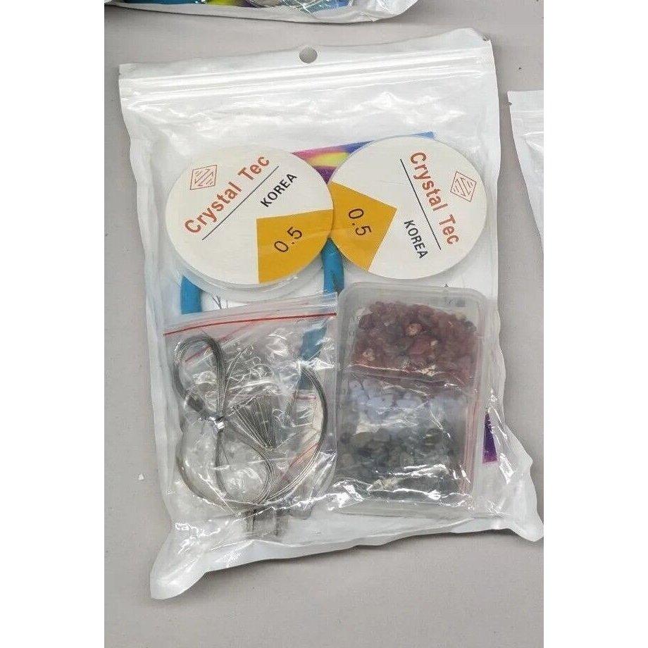 Massive Discounts Gemstone Crystal Chips Jewelry Making Kit with Tools