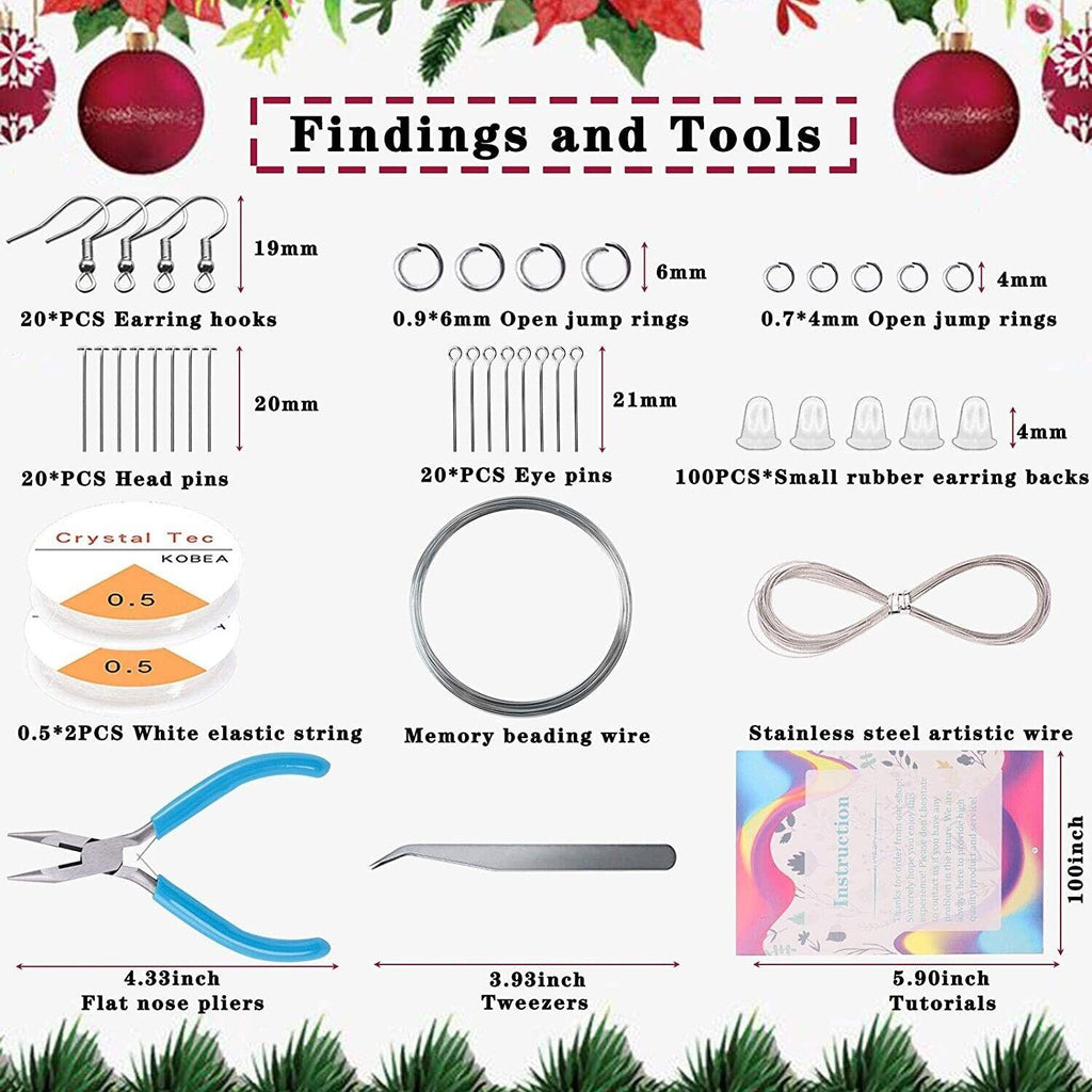 Massive Discounts Gemstone Crystal Chips Jewelry Making Kit with Tools