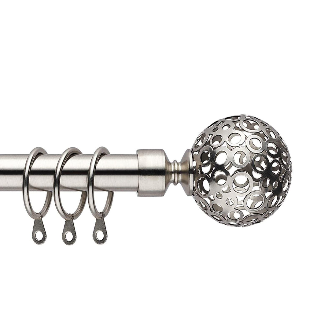 Massive Discounts Extendable Metal Curtain Pole | 120-300cm Satin Rod