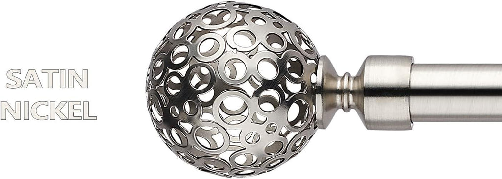 Massive Discounts Extendable Metal Curtain Pole | 120-300cm Satin Rod