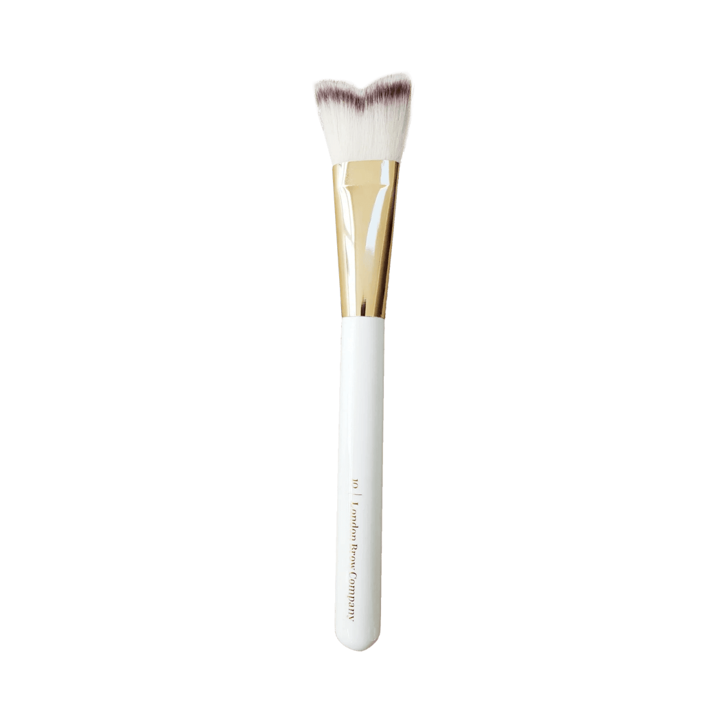 London Brow Heart Shaped Cleansing Brush #10 for Lashes and Brows