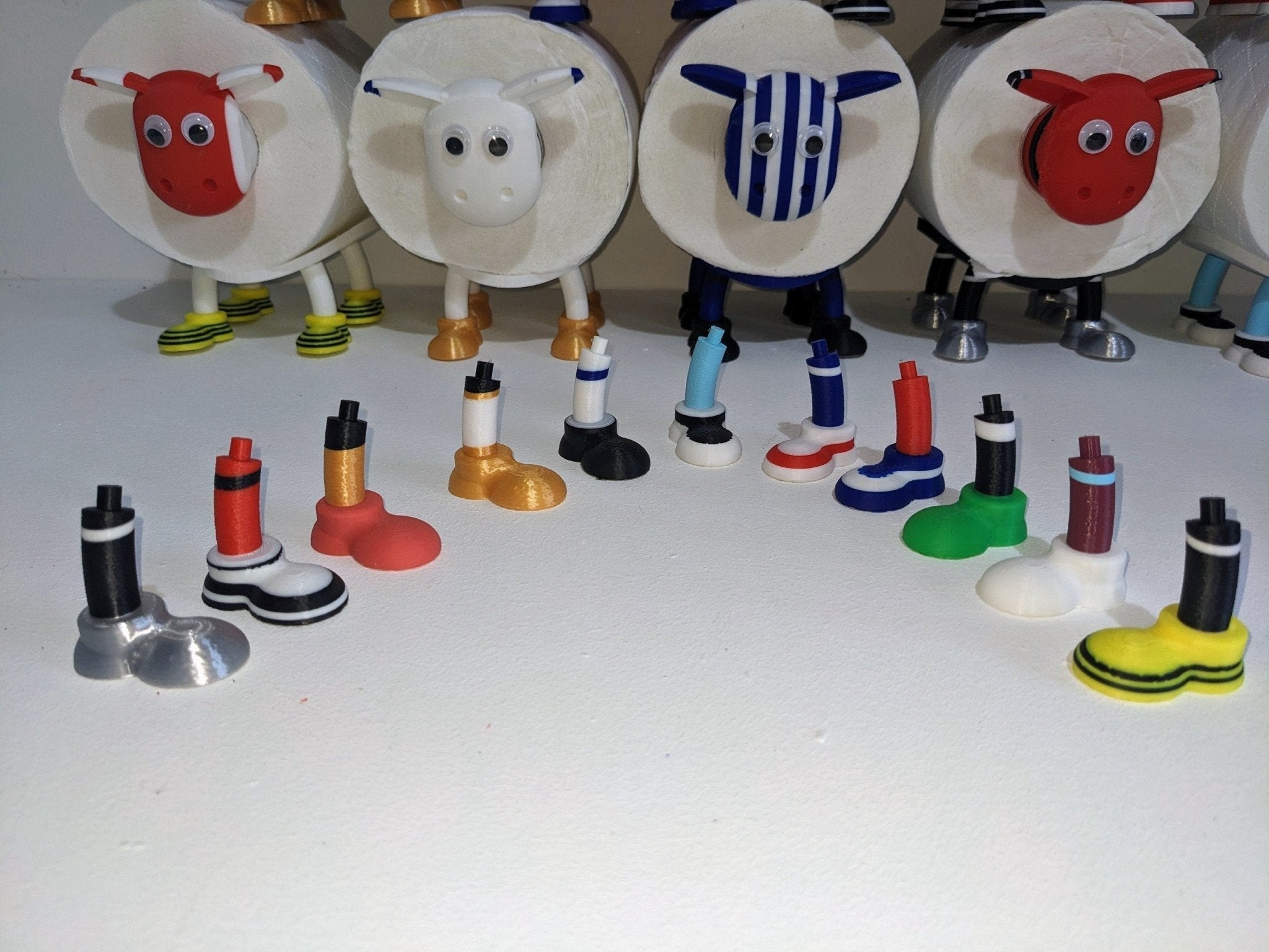 Chaddyverse Custom Football Sheep Toilet Roll Holder | 3D Printed PLA