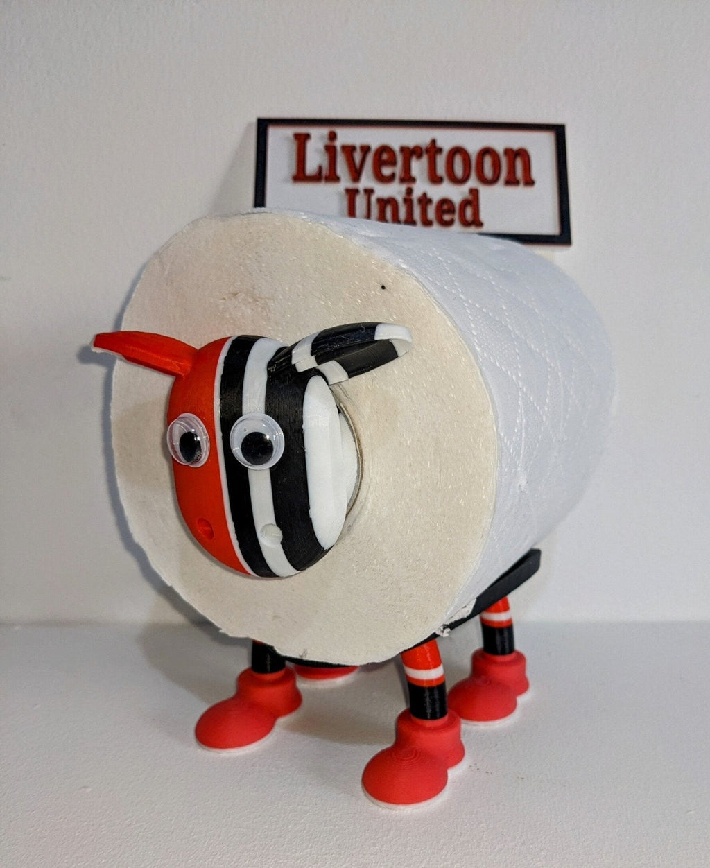 Chaddyverse Custom Football Sheep Toilet Roll Holder | 3D Printed PLA